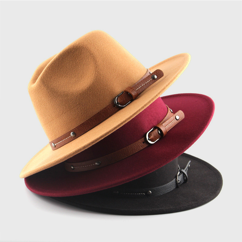 Fedora Hat Wool - Wolle Fedora Hut Für Frauen Männer