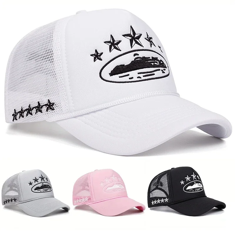 Trucker Cap Mesh - Modische Neue Unisex-Print-Baseballkappen Hip-Hop Atmungsaktive Persönliche