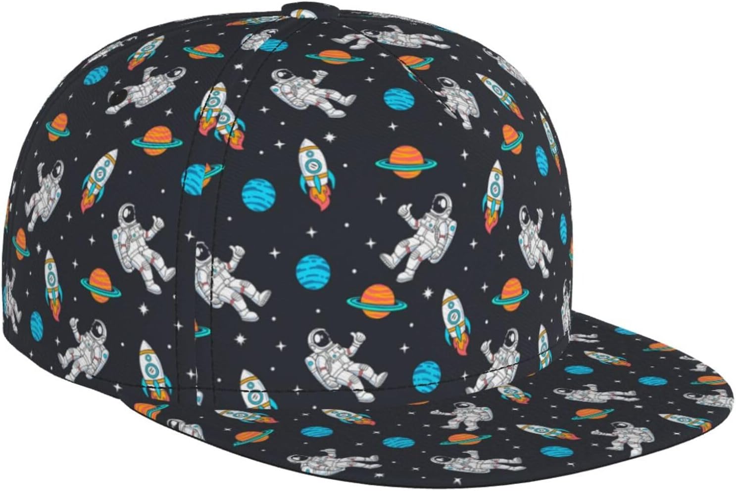Golf Cap Dad - Herren-Baseballmütze, handgezeichnet, Weltraum-Astronaut, lustige Papa-Mütze, Golfmütze,