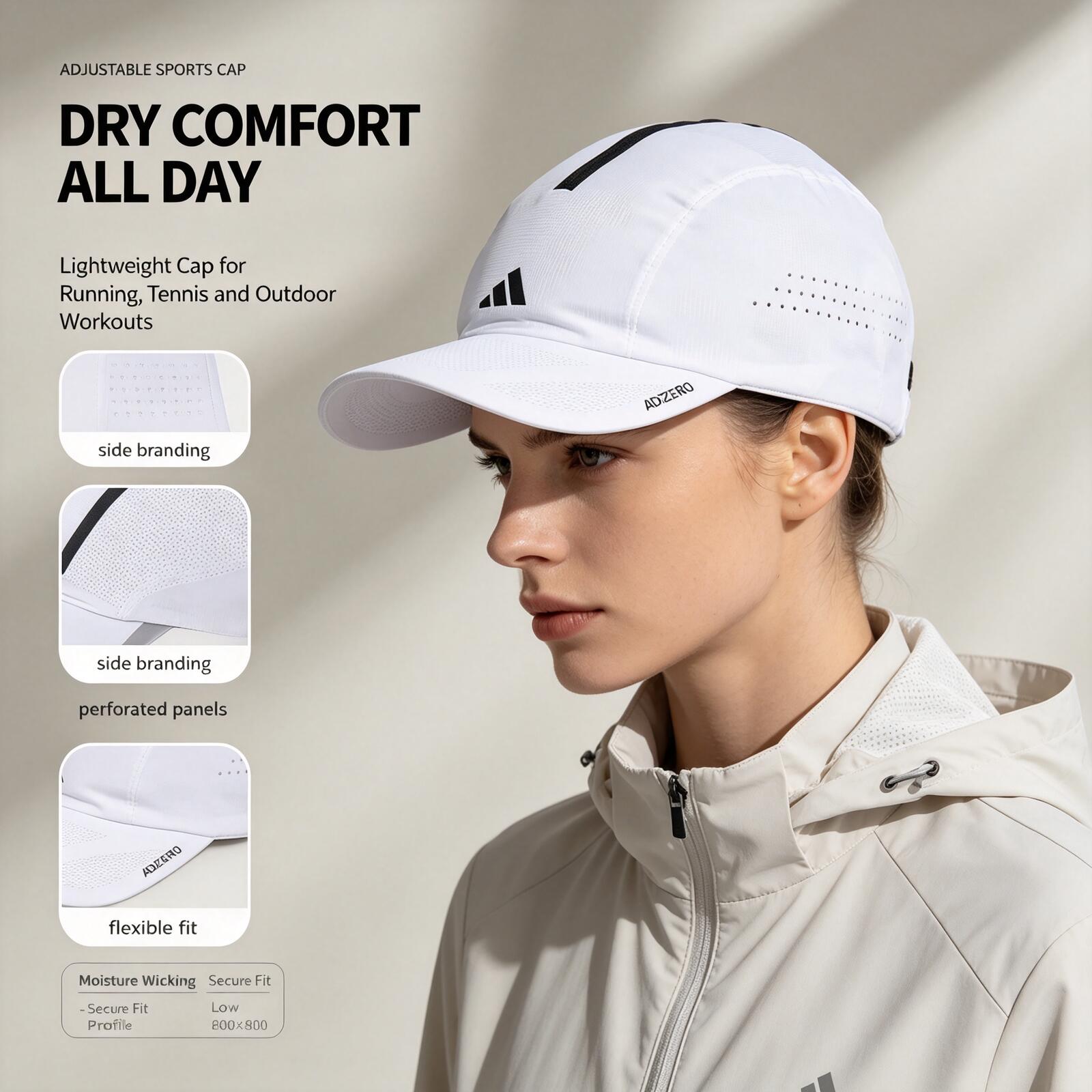 Adidas Weiße Laufkappe Leichte – Running Cap Lightweight Bewertung und Preis