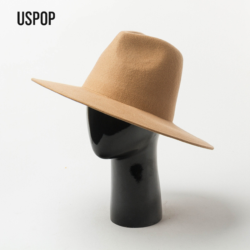 USPOP Herbst-Winter-Mode, schl – Fedora Hat Wool Bewertung und Preis