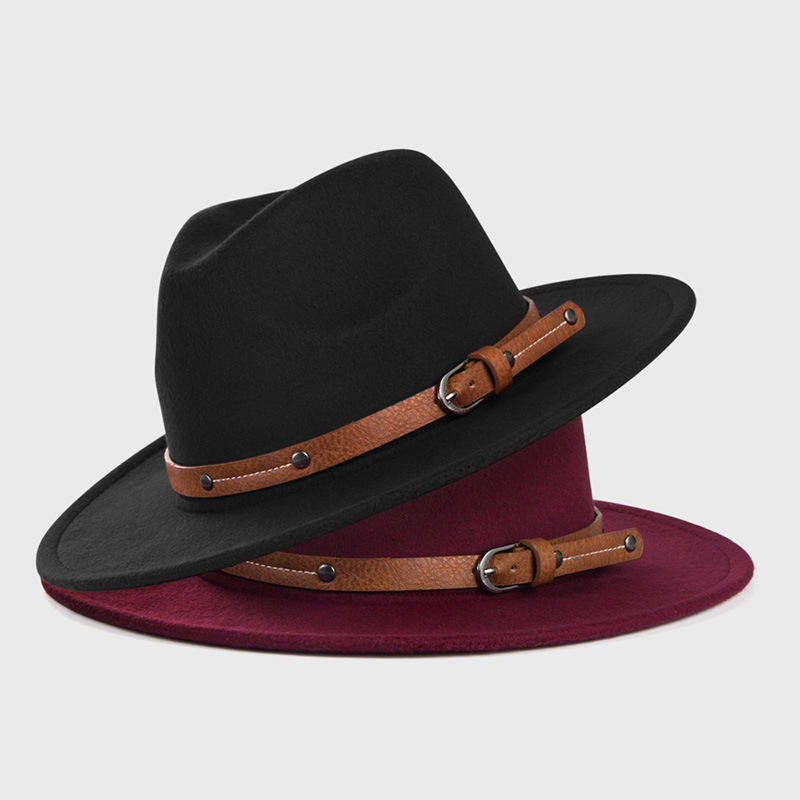 Wolle Fedora Hut Für Frauen Mä – Fedora Hat Wool Bewertung und Preis