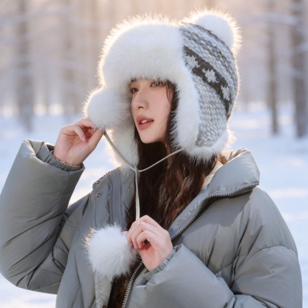 Stilvolle Polyester-Strickmütz – Trapper Hat Ear Flap Bewertung und Preis