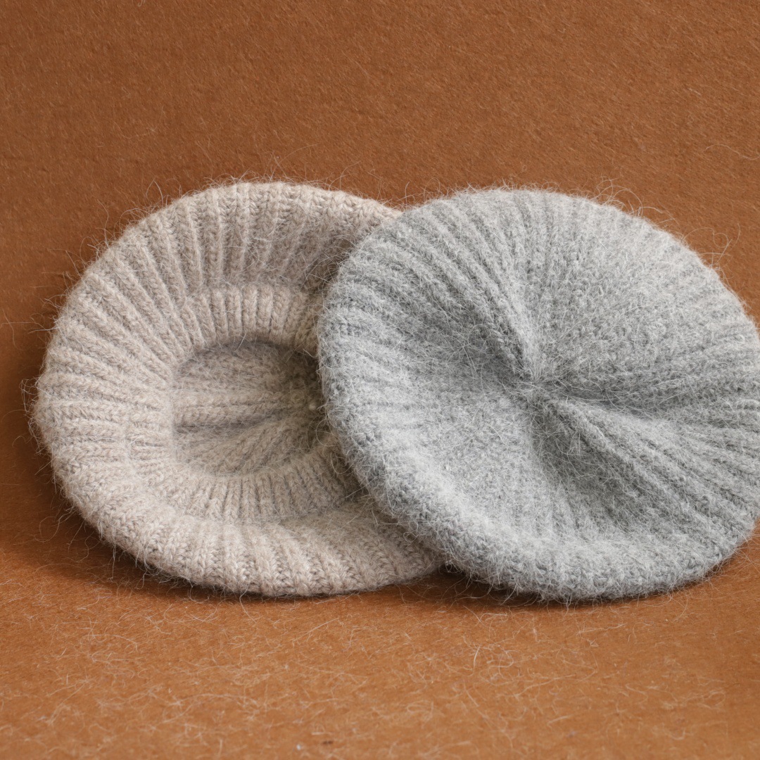 Damen Mohair Strickmütze Flaus – Beret French Wool Bewertung und Preis