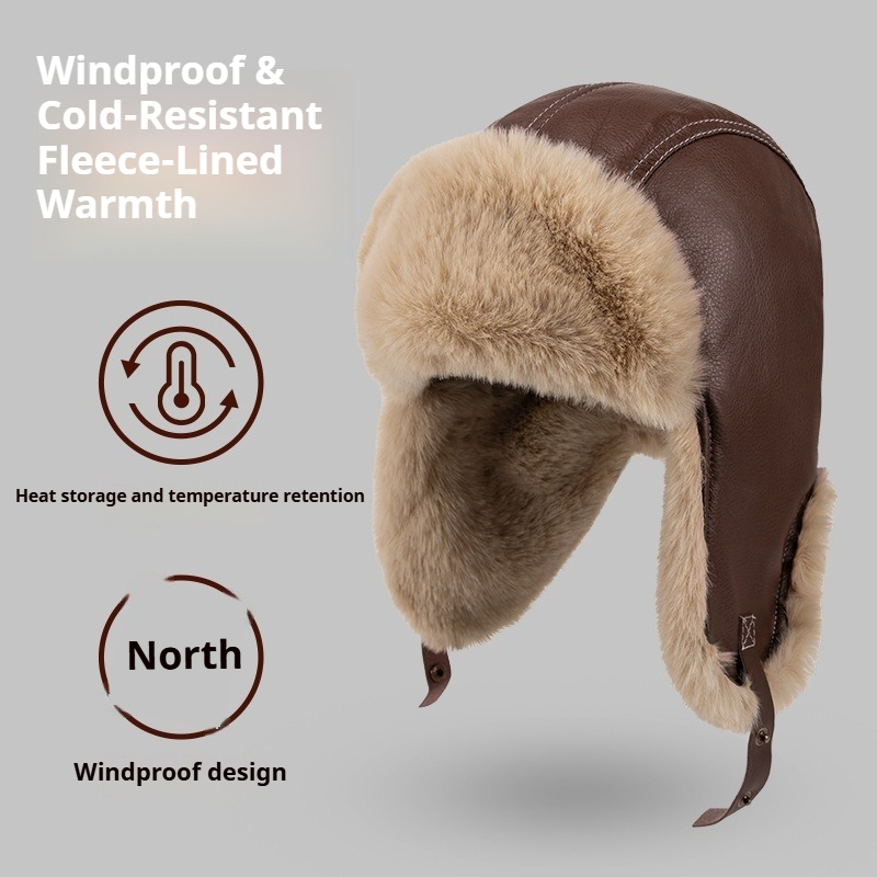 Herren Winter Warme PU-Leder T – Winter Trapper Hat Bewertung und Preis