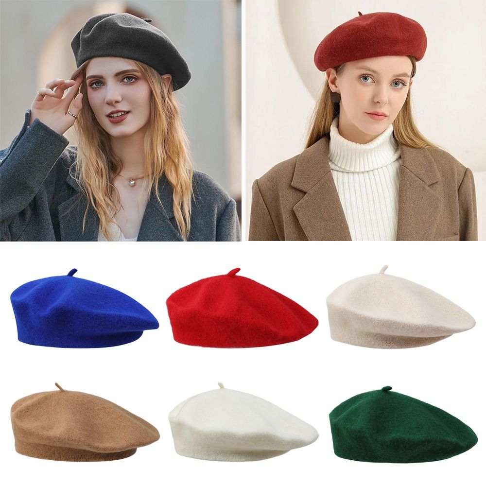 Neue Unisex Uniform Mütze Männ – Beret French Wool Bewertung und Preis